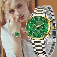 new lige gold women watch business quartz watch ladies top brand luxury female wrist watch girls clock relogio feminin 2020box