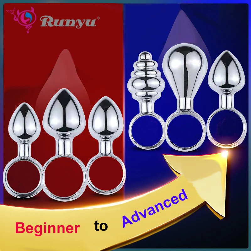 Анальная пробка кольцо для женщин анальные игрушки начинающих тренировки секс