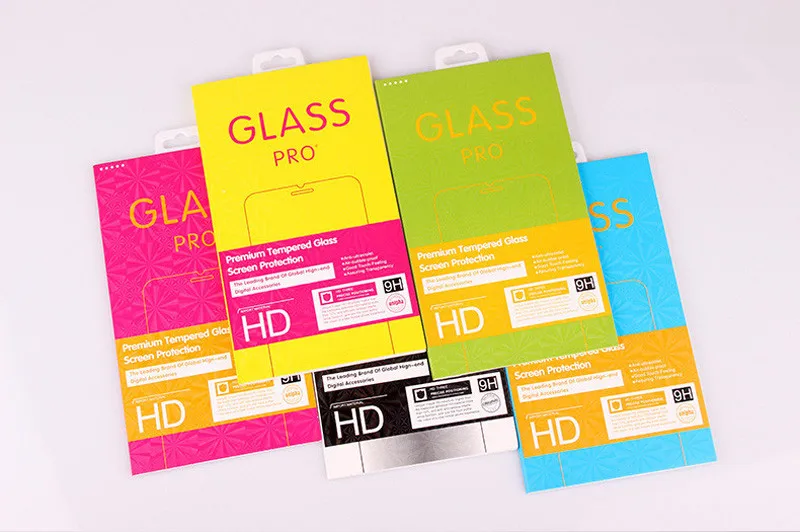 

100pcs Empty Retail Package Paper Packaging Box for iphone 11 pro max samsung s8 s9 Tempered Glass Screen Protector Box