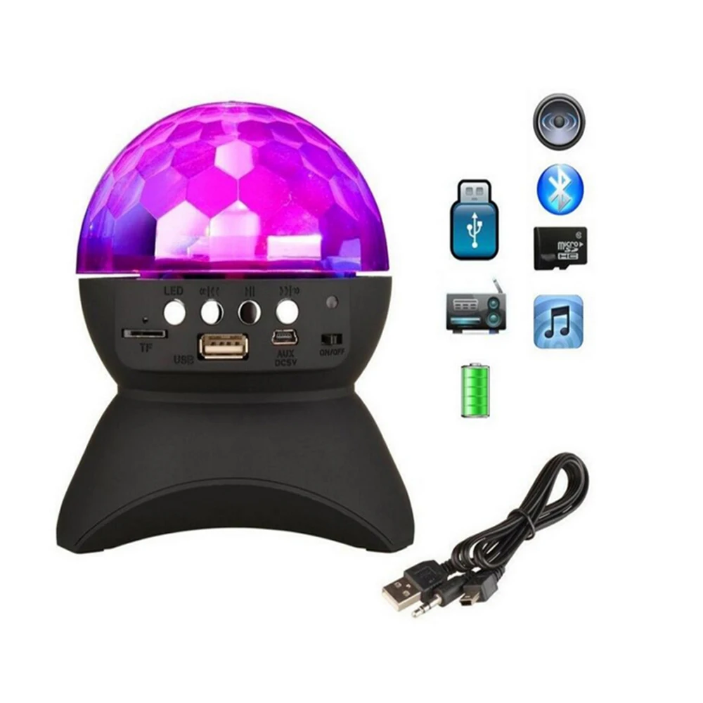 Bluetooth динамик ET вечерние для дискотеки и диджея со встросветильник кой студийные