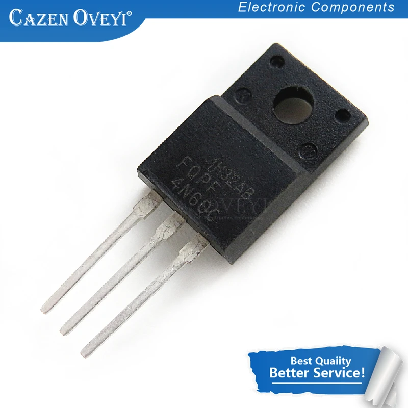 10pcs/lot FQPF4N60C TO 220 4N60C 4N60 TO220 MOS FET transistor In Stock|Транзисторы| |