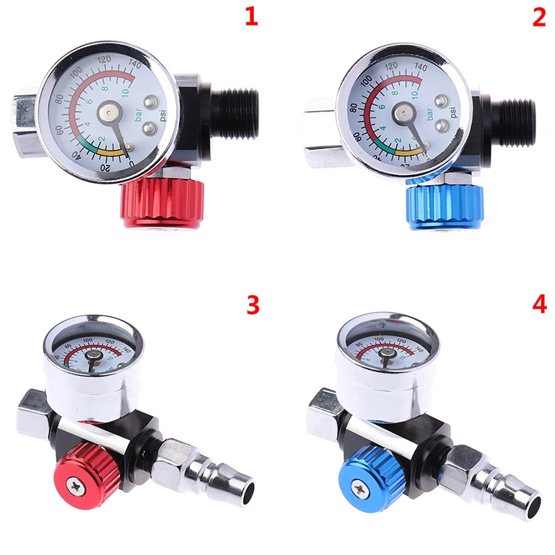 Spray Gun Adjust Air Pressure Regulator Gauge Car Auto Repair Painting Tool Accessories Pneumatic | Инструменты