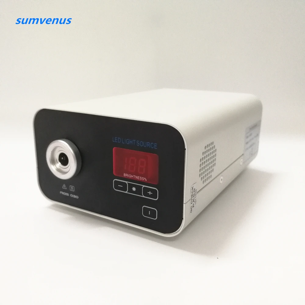 

Medical Surgical Mini High-Brightness Portable LED 30W Wolf Endoscope Cold Light Source Examination Lamp ENT