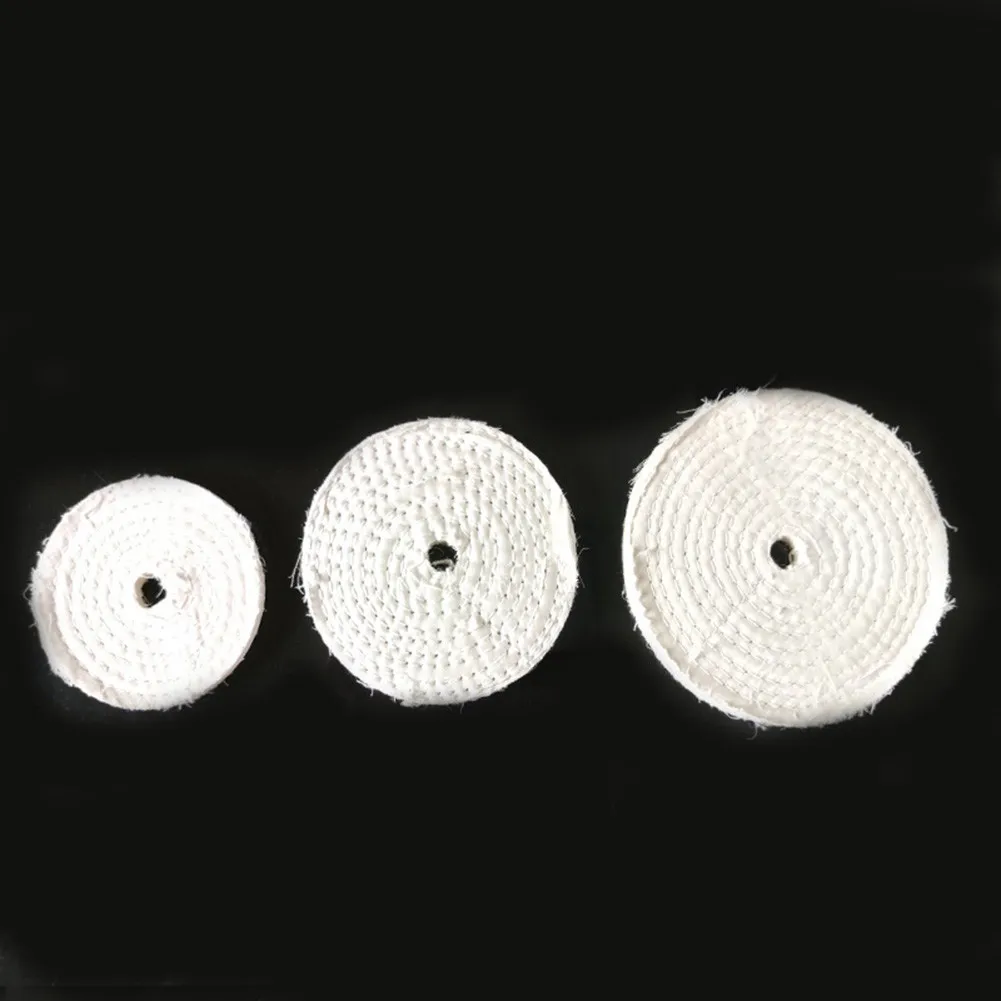 

Buffing Polishing Wheel Cotton Lint Cloth Buffing Wheel Gold Silver Jewelry Mirror Polishing Wheel Abrasive Tool Spiral Sewn