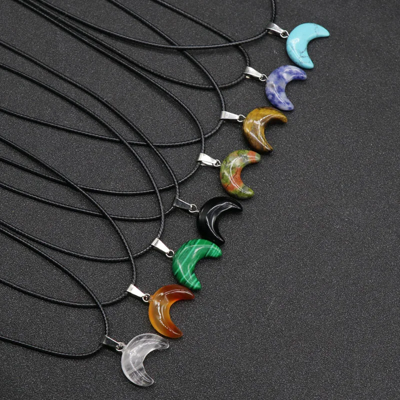 Женский ошейник-чокер с маленьким лунным камнем колье из натурального розового