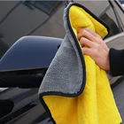 Уход за автомобилем, полировка, полотенце для мытья, плюшевое полотенце из микрофибры, полотенце для мойки и сушки прочное толстое волокно, ткань для мытья автомобиля