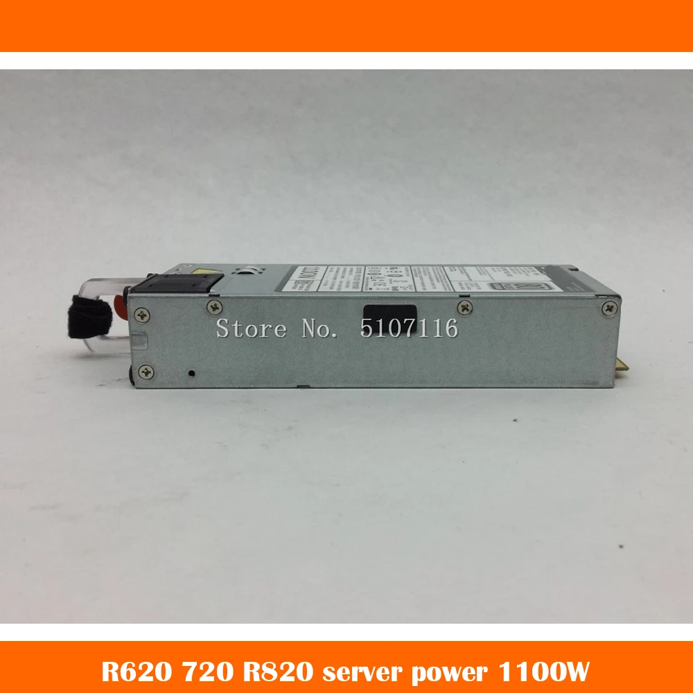 Original For R620 R720 R720XD YT39Y CC6WF 0YT39Y 0CC6WF E1100E-S0 1100W Server Power Supply Will Fully Test Before Shipping