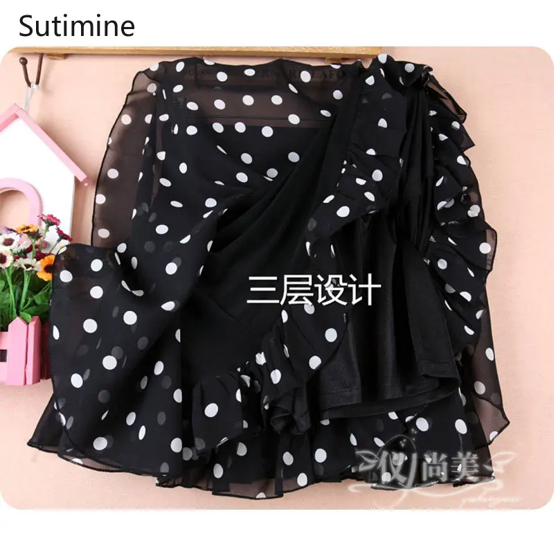 Summer Women Skirts Shorts High Waist Skirts A-line Floral Printed Cute Sweet Girls Dance Mini Skirts Kawaii Light Short Skirts