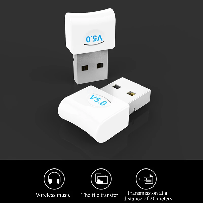 USB беспроводной Bluetooth 5 0 приемник Адаптер портативный для автомобиля домашняя