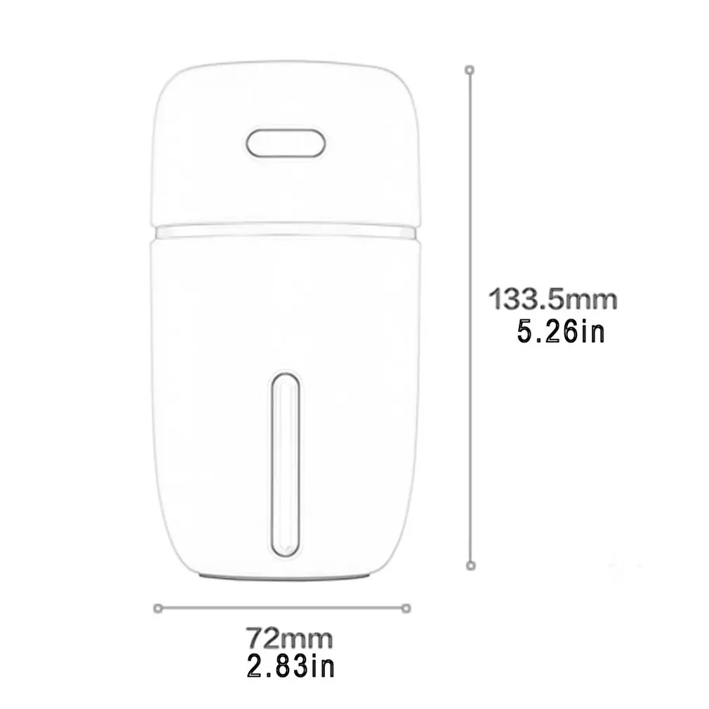 

Portable Air Humidifier Ultrasonic Aroma Essential Oil Diffuser 200ml USB Cool Mist Maker Humidifier Aromatherapy For Home Car