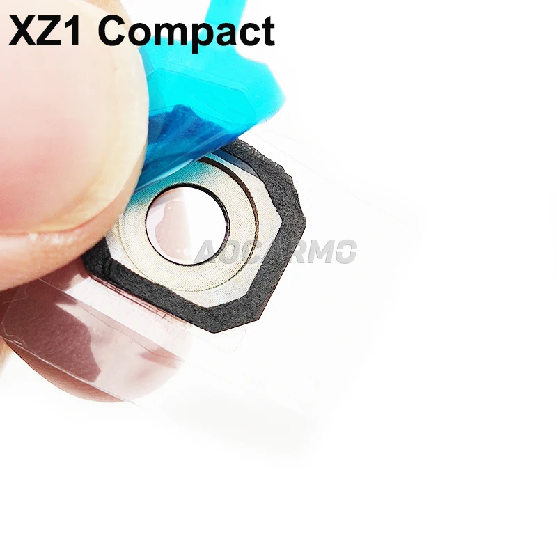 Стекло для объектива задней камеры Aocarmo с кольцом клейкая наклейка Sony Xperia XZ1 Compact