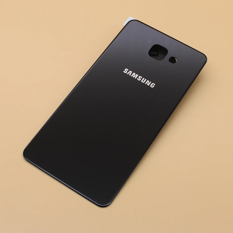 Оригинальный Samsung Galaxy A9 2016 SM-A9000 стеклянный корпус задняя крышка батарейного