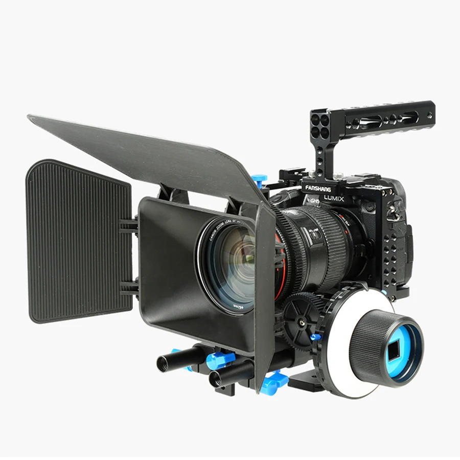Защитный чехол клетка для камеры Viltrox с винтовой ручкой 1/4 дюйма 3/8 Panasonic GH5