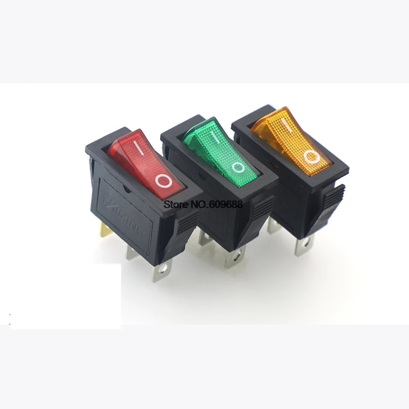 KCD3 KCD3-102N переключатель ВКЛ-ВЫКЛ 2 Позиции 3-контактное электрическое оборудование с выключателем питания 16 А 250 В переменного тока/20 А