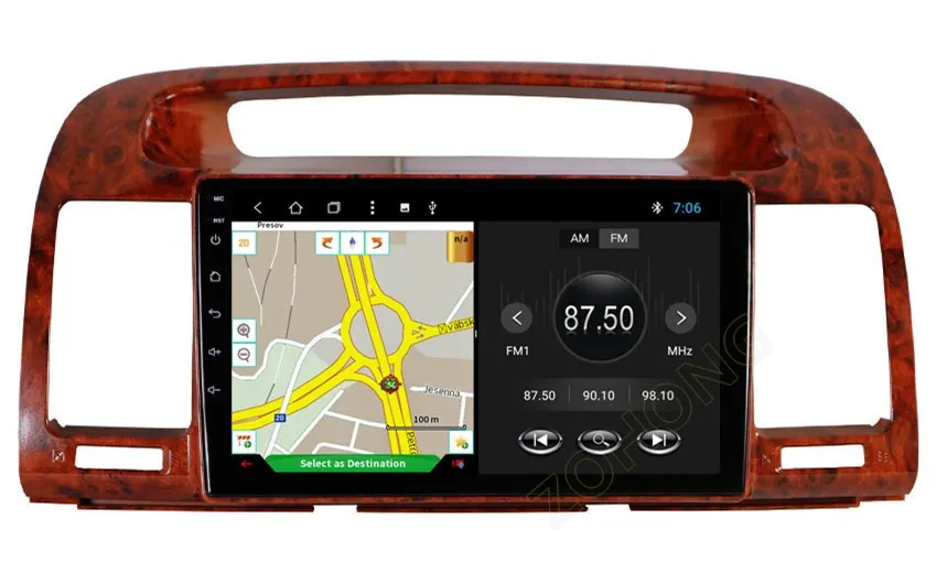 2.5D Octa 8 ядра Android автомобильный мультимедийный dvd-плеер для Toyota Camry 2002 2003 2004 2005 2006 автомобиля gps навигация Авто Радио стерео