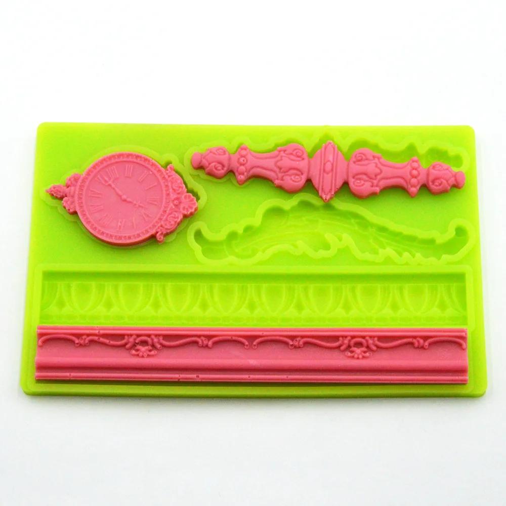 Римская колонна рельефная силиконовая форма для торта украшение дня рождения