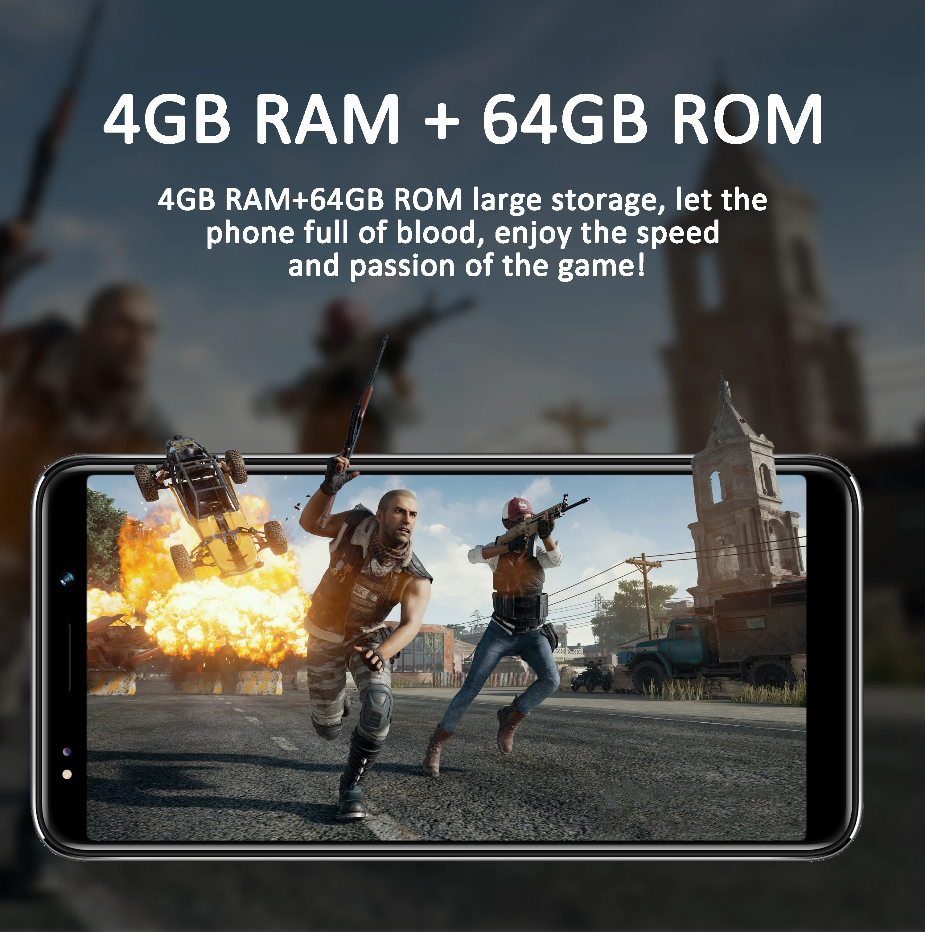 9X смартфон глобальной версии 4G RAM 64G ROM четырехъядерный 5 Мп + 13 МП распознавание