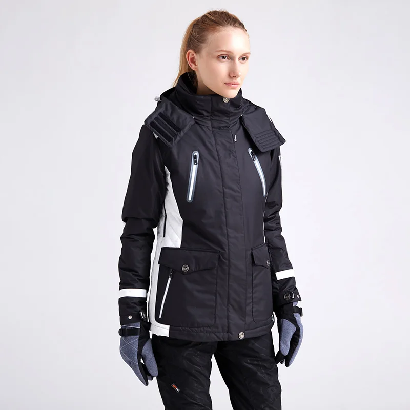 Лыжная куртка зимняя уличная хлопковая Спортивная одежда Женская теплая