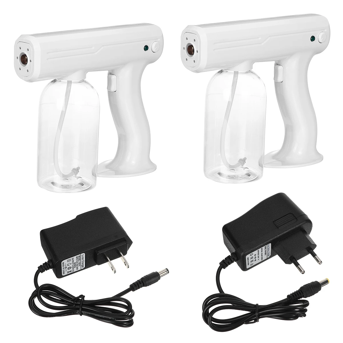 

800ML Cordless Disinfection Blue Light Hair Nanos Steam Spray Guns 2600mAh Rechargeable Fogger Machine Water Mist Sprayer