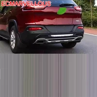 rear diffuser delantero front aleron protector lip car spoiler auto bumper 2016 2017 2018 2019 2020 for jeep cherokee