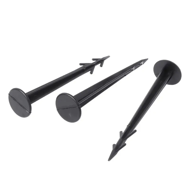 100 шт. пластиковые садовые колпачки для закрепления ткани газона скобы сорняков