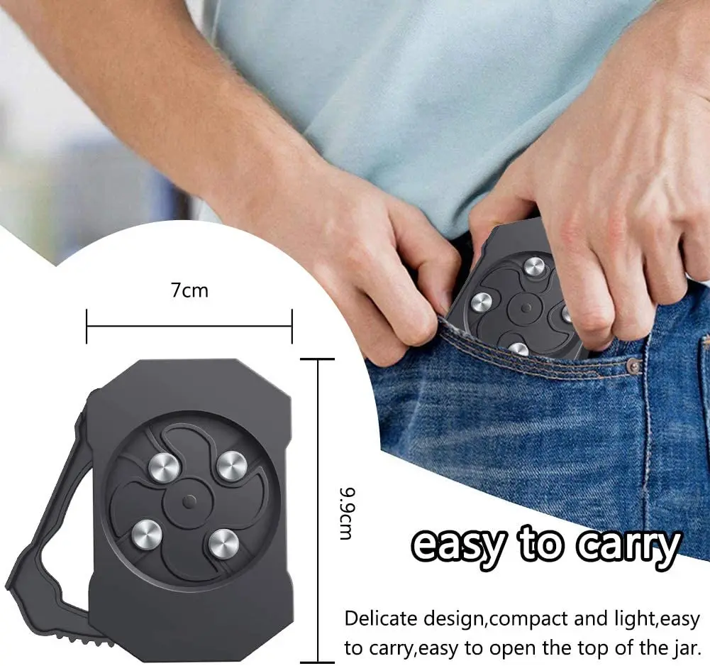 

Go Swing Can Opener Hand Held-Safety Easy Manual Topless Can Opener Edge-Steel Top Openers Kitchen Tool Beer Bar Accessories