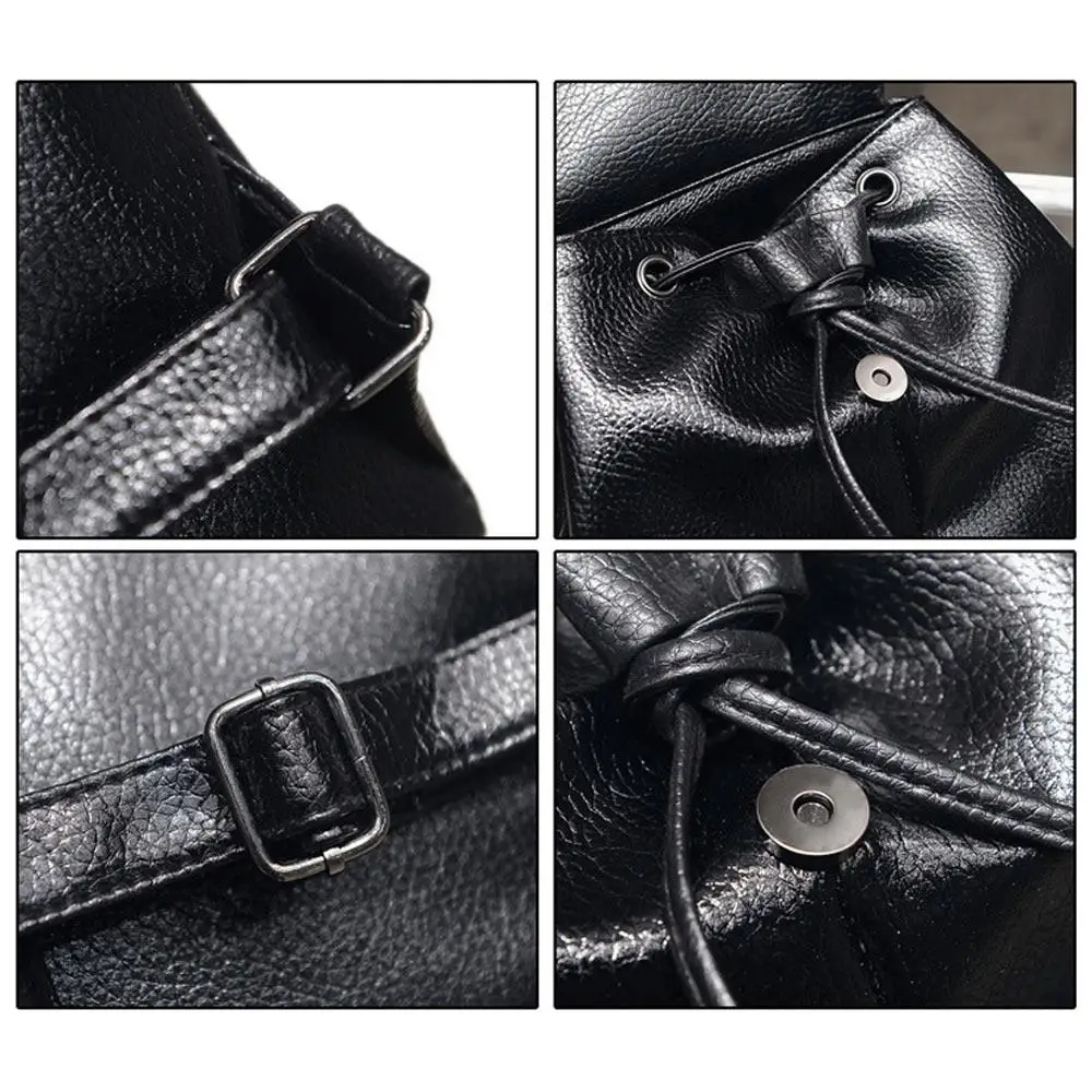 Модный рюкзак из искусственной кожи для колледжа уличные дорожные сумки Дамский