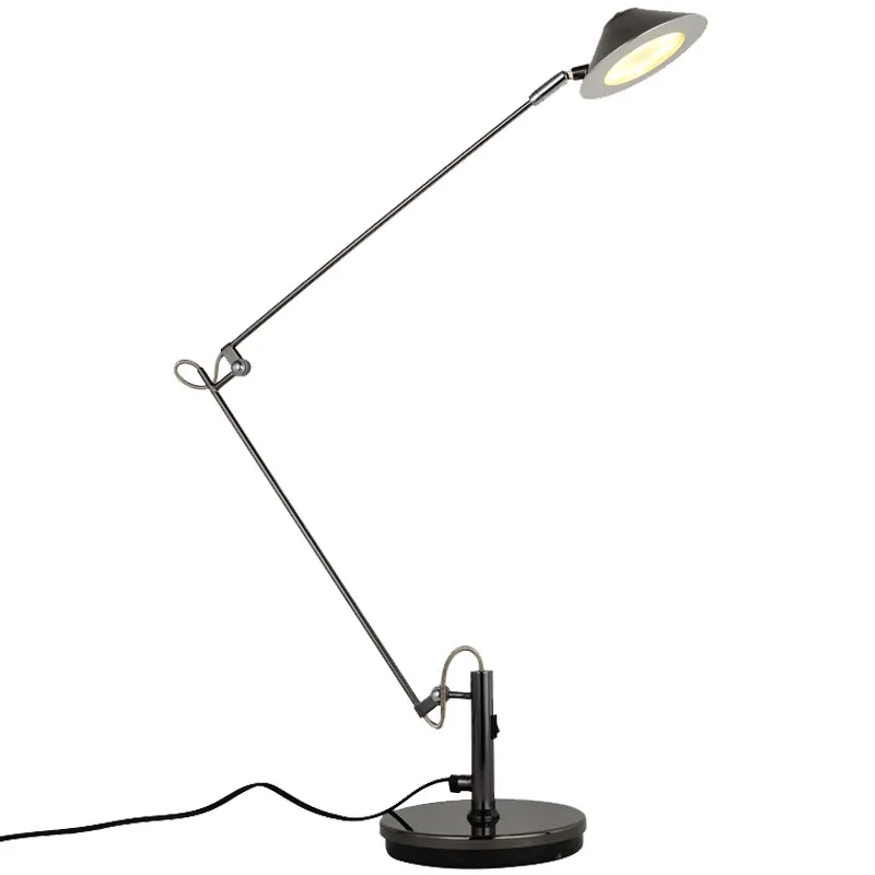 Светодиодная настольная лампа Регулируемый складной прикроватный светильник с