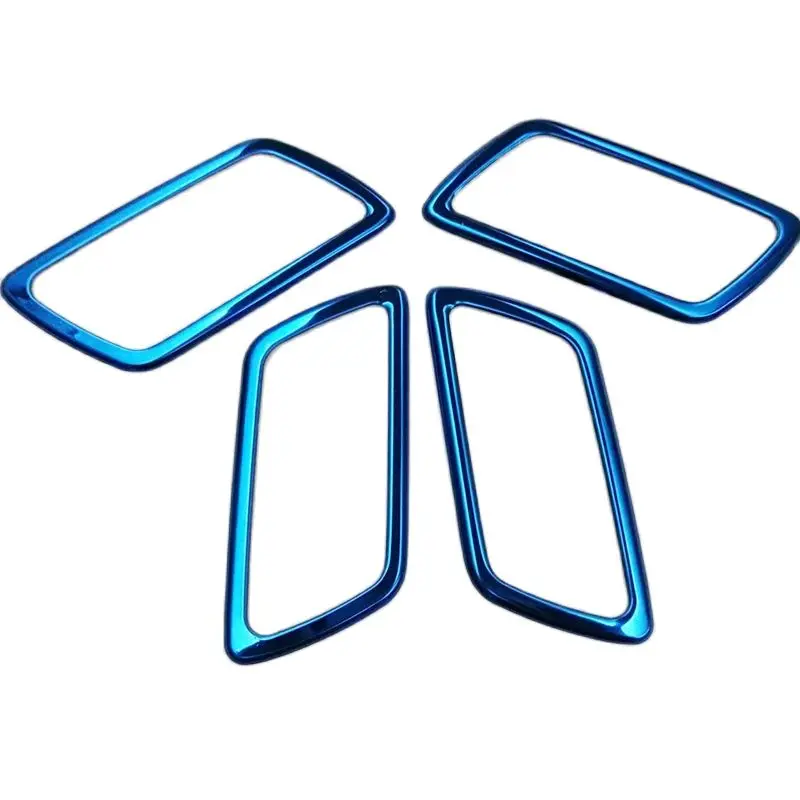 

Аксессуары из нержавеющей стали синего цвета для интерьера 2017 2018 Для Chevrolet Equinox, подлокотник для автомобильной двери, ящик для хранения, крыш...