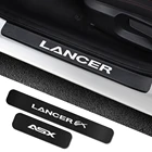 Автомобильная дверь наклейки на пороги DIY аксессуары для Mitsubishi Lancer EX Outlander ASX L200 Ralliart Colt Delica Eclipse Evolution X