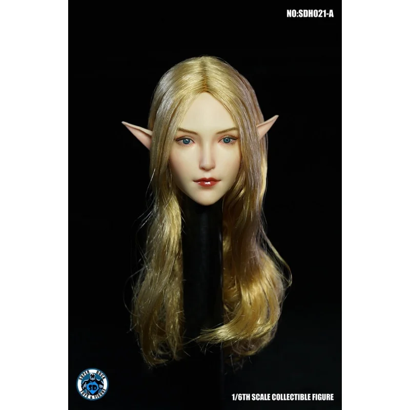

SUPER DUCK SDH021 1/6 European Western Women Elf Head Sculpt Model Pale skin
