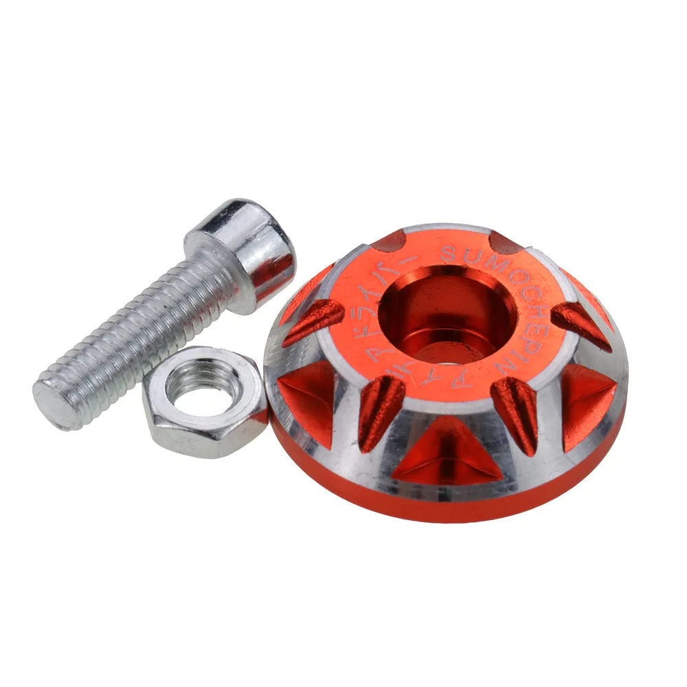 2 шт. мотоциклетные винтовые алюминиевые колпачки с ЧПУ для лицензии M6