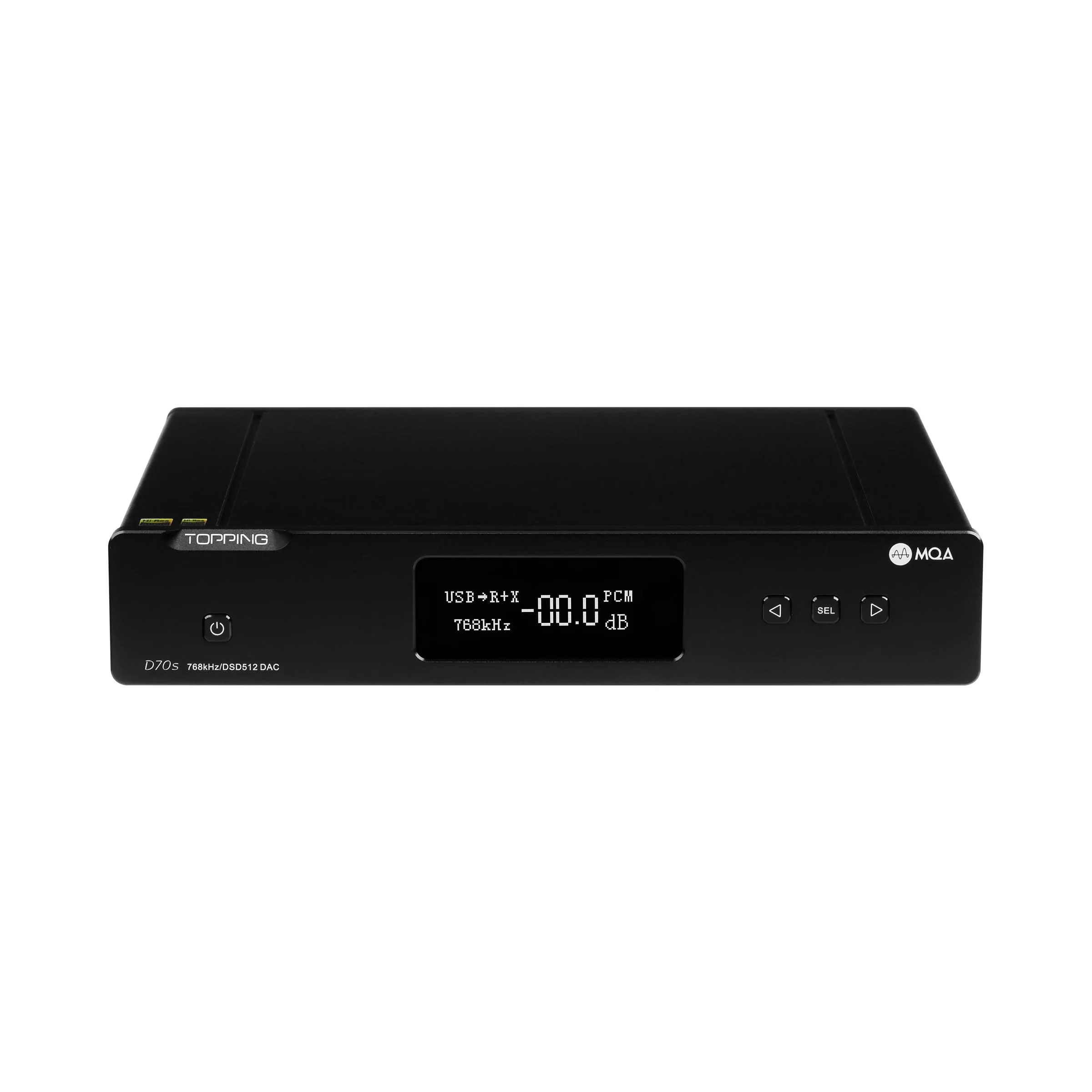 Приемник Topping D70s MQA DAC AK4497 Bluetooth5.0 DSD512 LDAC 32 бит/768k AK4118 XMOS IIS USB Coax Opt AES|Цифро-аналоговые
