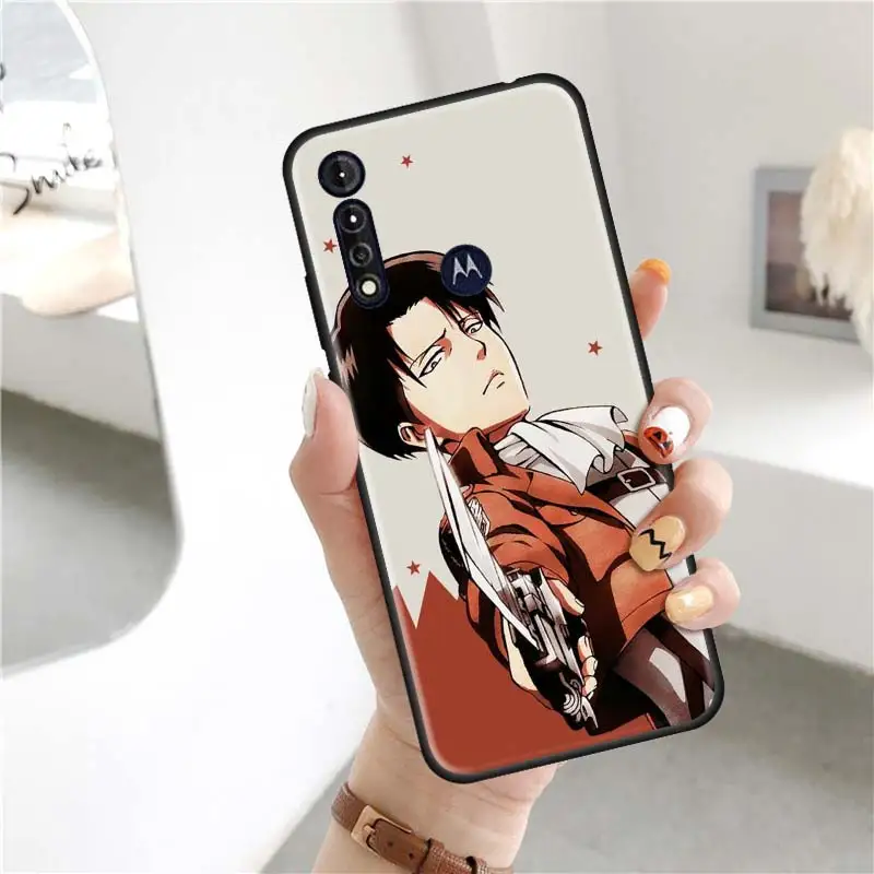anime attack on titan case for motorola moto g8 play g 5g power lite e6s stylus one hyper edge fusion plus tpu phone cover free global shipping