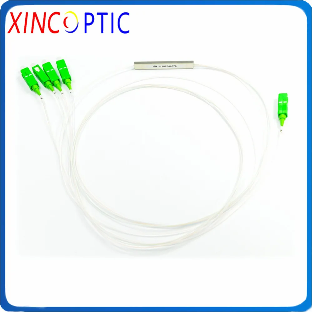 PLC ОПТИЧЕСКИЙ СПЛИТТЕР SC APC 1X8 FTTH волоконно-оптический разветвитель оптический FBT