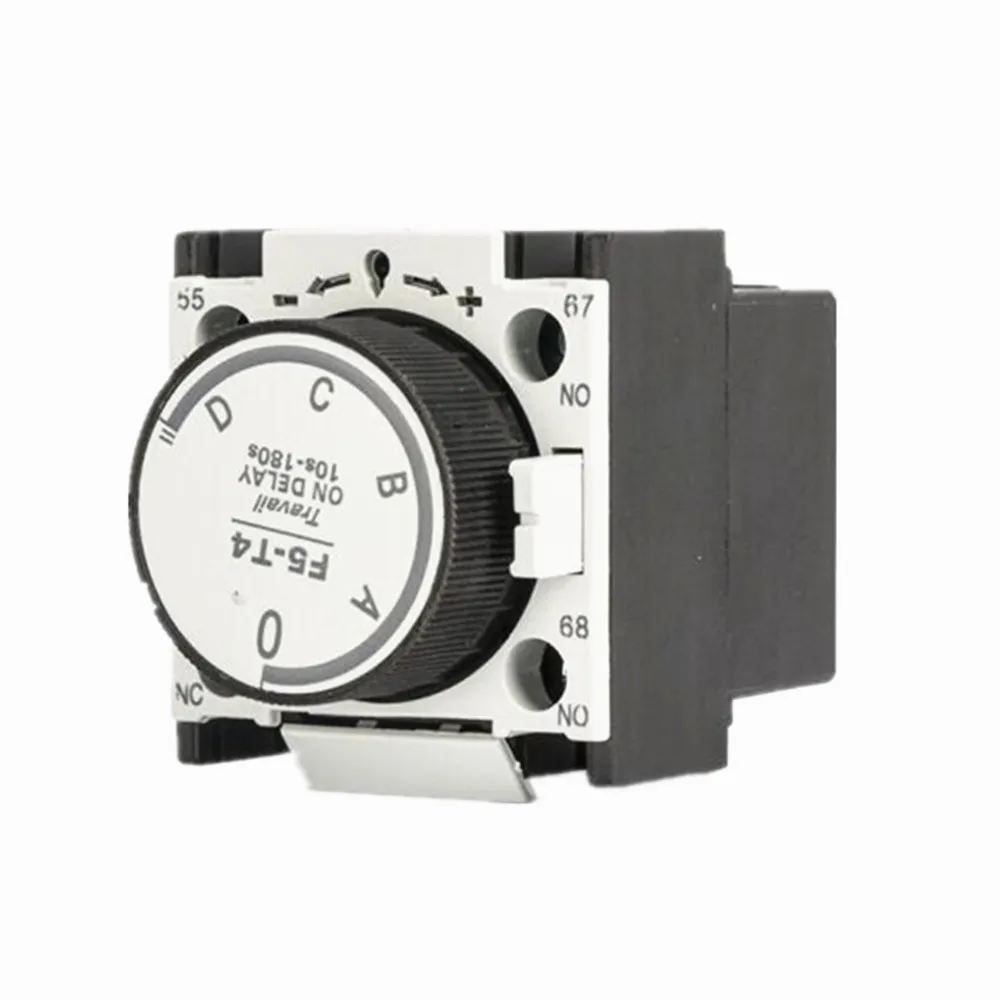 

LA2 DT2 F5-T2 T0 T4 F5-D2 D0 D4 660V 10A 1NO 1NC Time ON Delay Relay Auxiliary Contact Block 0.1-3s/0.1-30s/0.1-180s