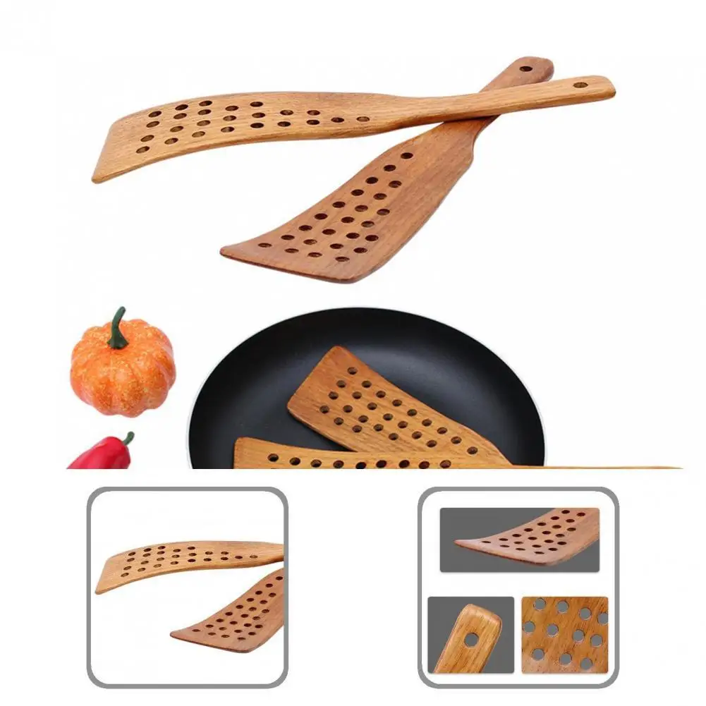

Anti-scald Lightweight 24 Holes Widen Slotted Cooking Shovel Turner Kitchen Tools