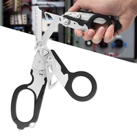 multifunction raptor emergency response shears with strap cutter and glass breaker black ith strap cutter safety hammer 2021 hot