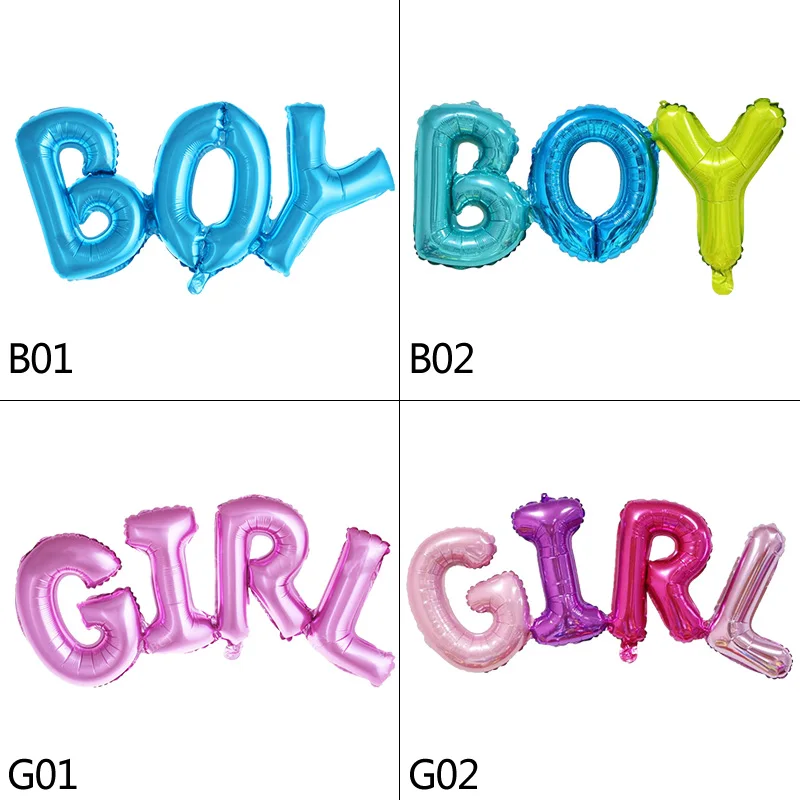 1/2 шт. ссылку воздушные шары для мальчиков и девочек с надписью Фольга шар День