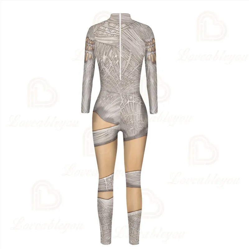 Скелет пикантные женские Хэллоуин Дьявол комбинезон призрак вечерние