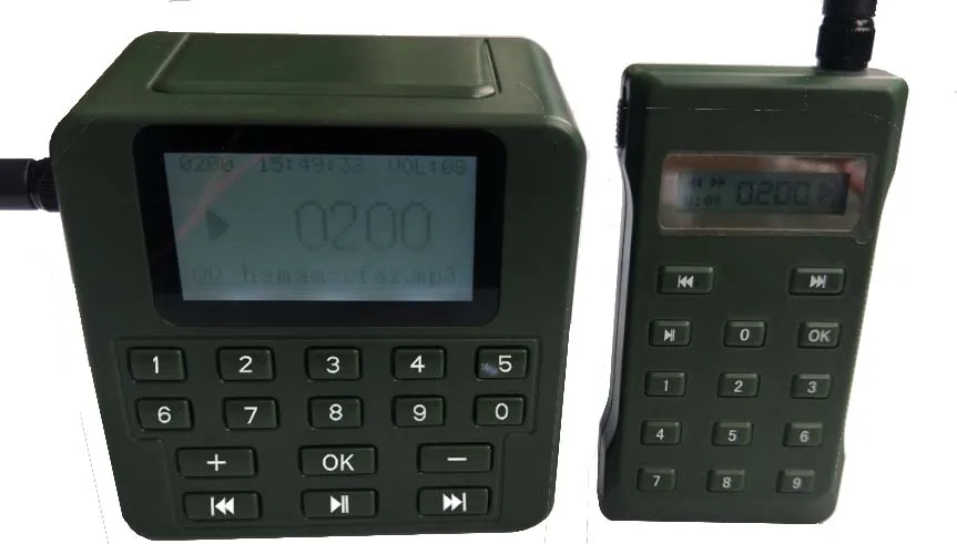 BK1528RT PDDHKK 2,5 дюймовый ЖКД охотничья птица звонящий 100 Вт 200дб Электрический Охотничий Манок с динамиком Хищник звук MP3 плеер 200 птица голоса - Цвет: BK1528RT