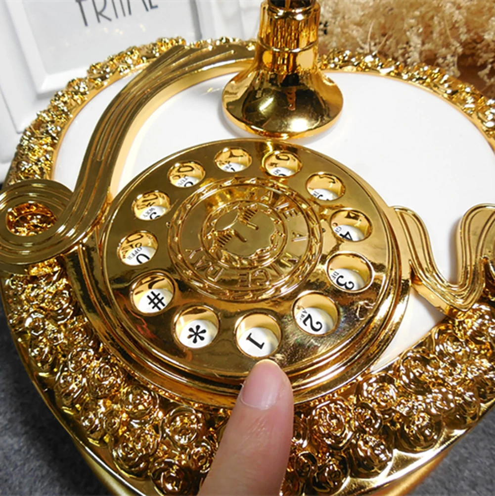 Музыкальная шкатулка винтажный циферблат телефон по часовой стрелке Весенняя