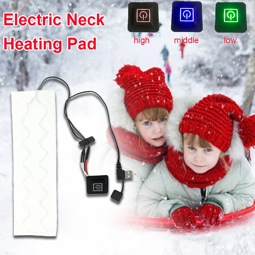 

Heating Scarf Carbon Fiber Heating Scarf USB Scarf Film Clothes Electric Three-Speed Adjustment Heating Vest Heating Scarf