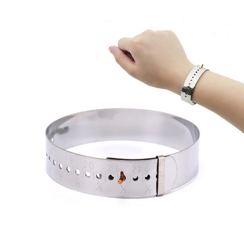 

Jewelry Adjustable Bangle Gauge Sizer Jewellery Making Bracelet Sizing Tools for Jeweler Stainless Steel Jewelry Making Tool