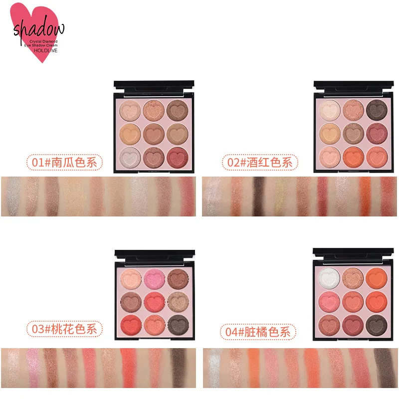 Профессиональные Тени для век паллет глаз блеск макияж палитра матовые тени крем