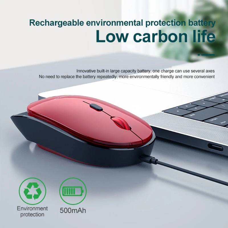 

XYH60 2.4GHz Bluetooth Wireless Gaming Mouse USB Receiver 3 Gear 1600 DPI Computer Silent PC Desktop Laptop Accessories