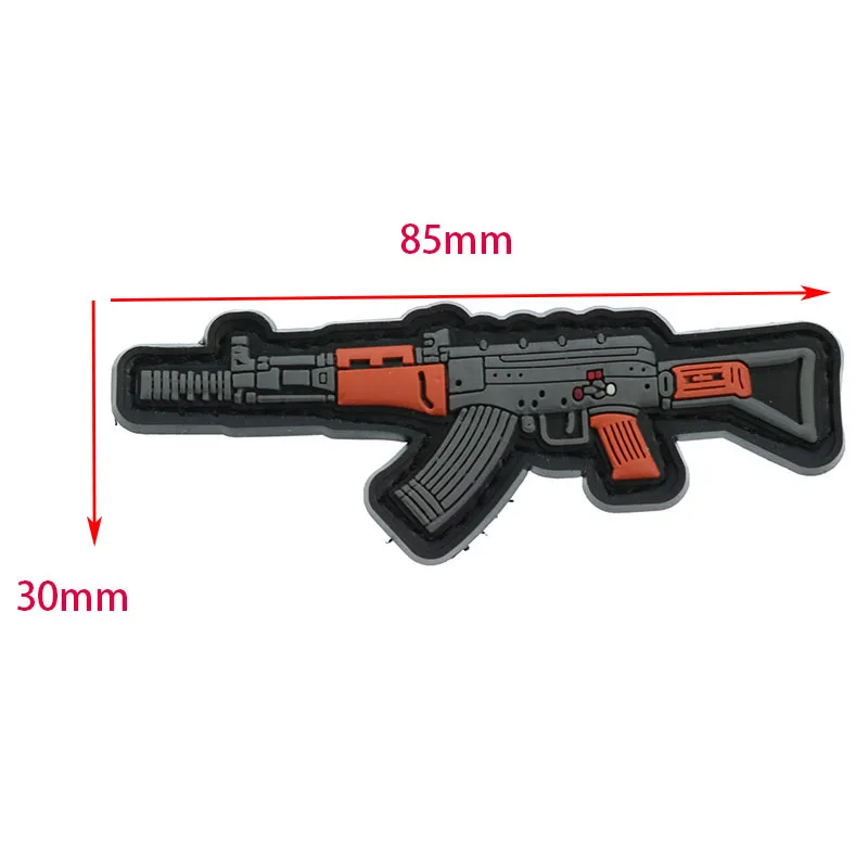 Оружейные наклейки из ПВХ для тактического крепления на моральную петлю армейских резиновых значков на одежду, сумку, рюкзак, куртку с прямой доставкой.