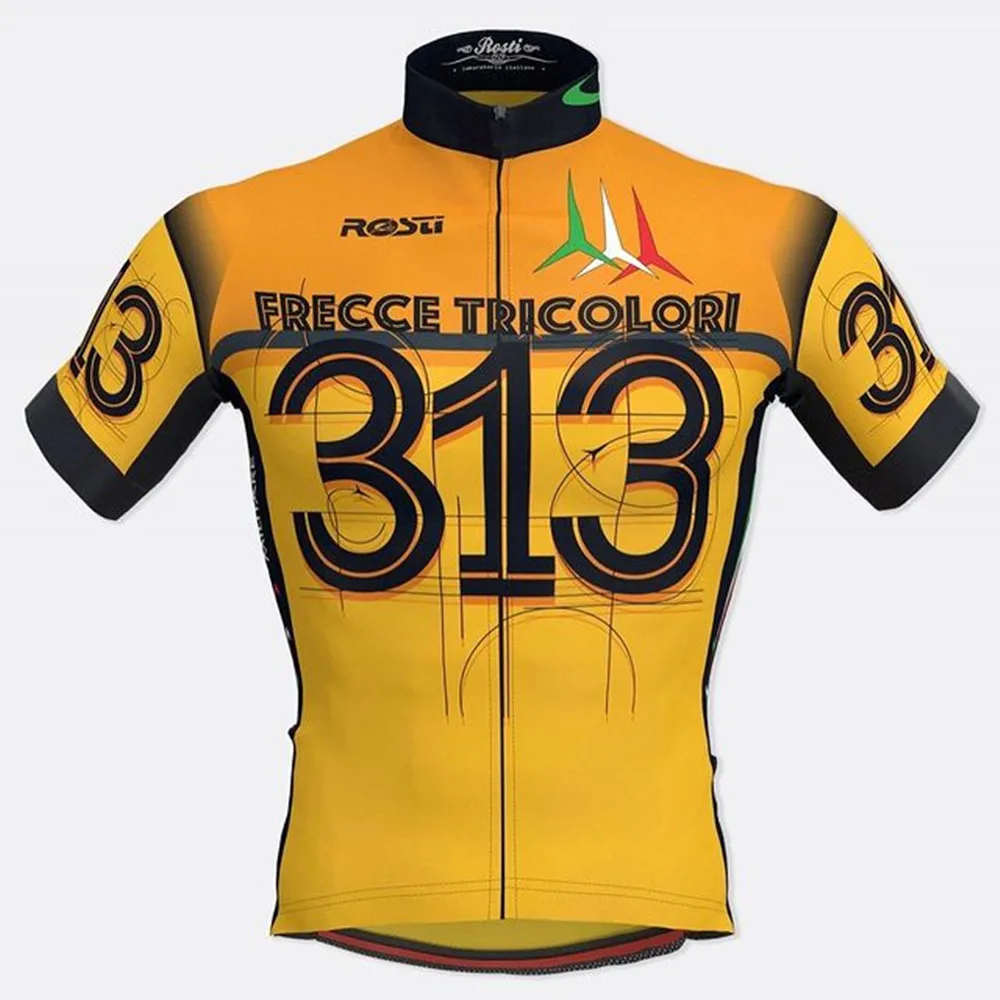 

Rosti Men‘s Short Sleeve Cycling Jersey Summer Bike Clothing Maillot Ropa Ciclismo Hombre Quick Dry Cycling Wear Team Sweatshirt