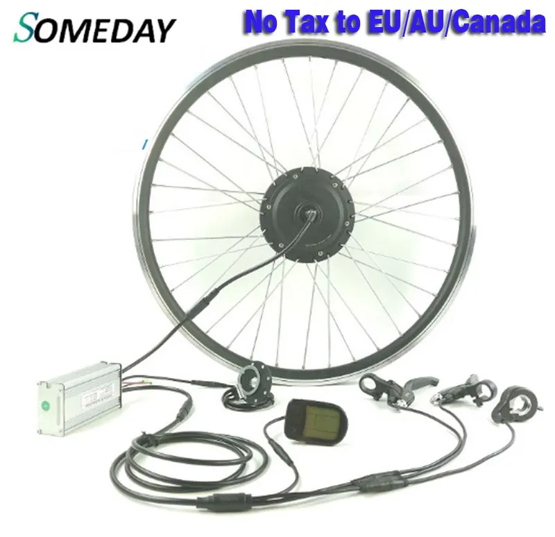 Когда-нибудь Электрический велосипед переоборудования Комплект 36 в 500 Вт E-BIKE