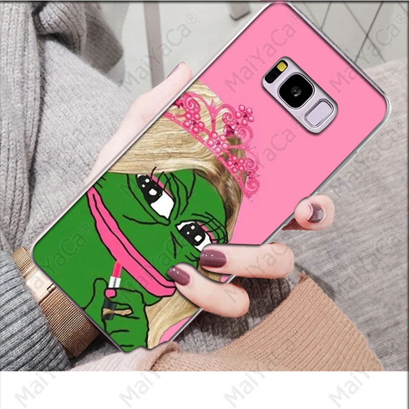 A11 MaiYaCa Pepe мемы грустная лягушка Новинка чехол для телефона Fundas Крышка для samsung S9 S9 плюс S8 S8plus S7 S6 S5 крышка - Цвет: A11